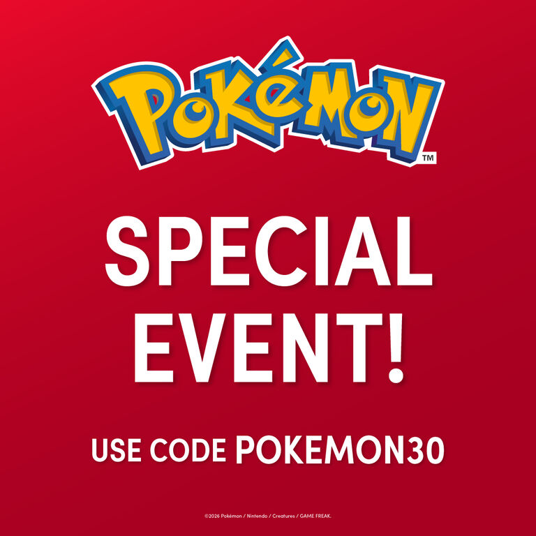 Pok&eacute;mon Special Event! Use code pokemon30